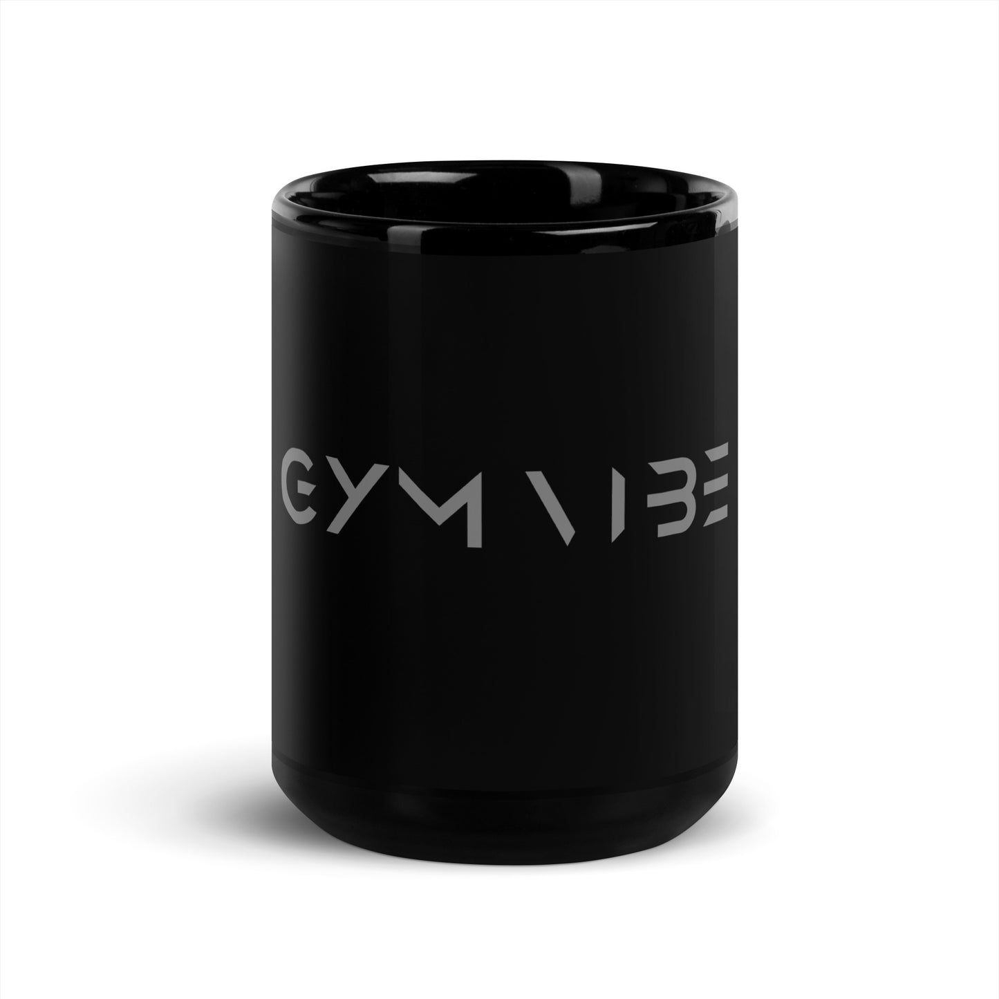 Gym Vibe Black Glossy Mug