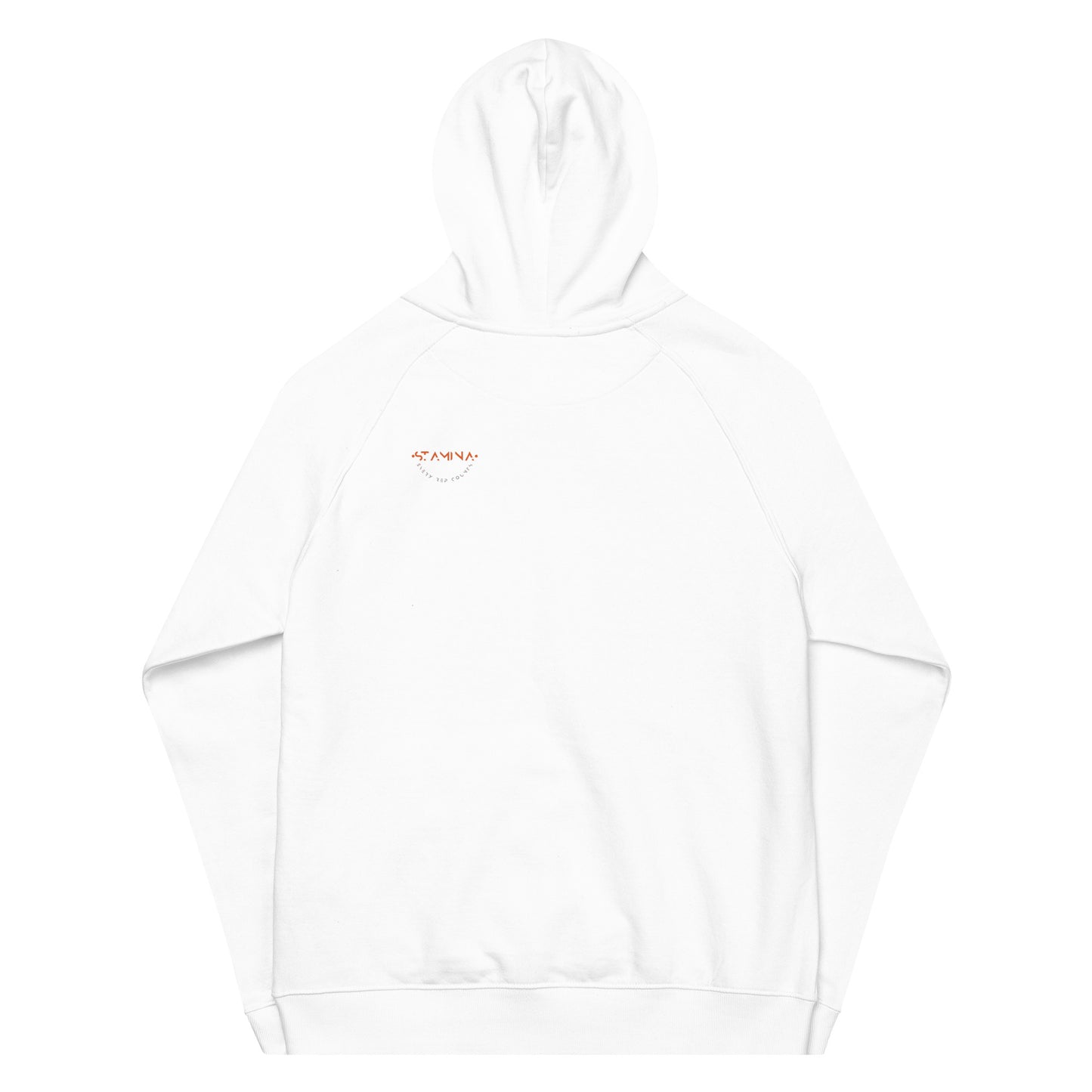 Muscle Man Unisex eco raglan hoodie