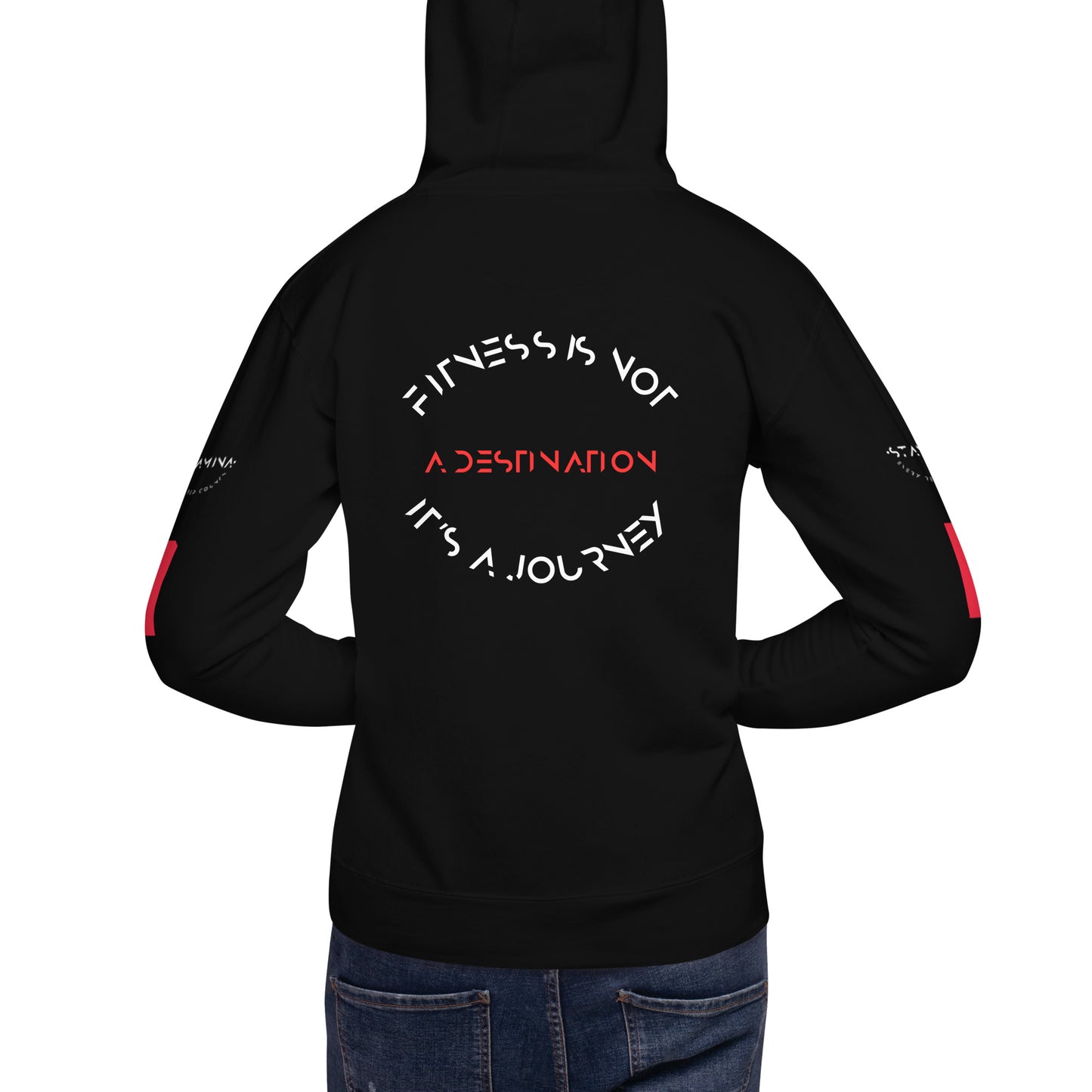 Fitness is not a destination its a journey Unisex Hoodie