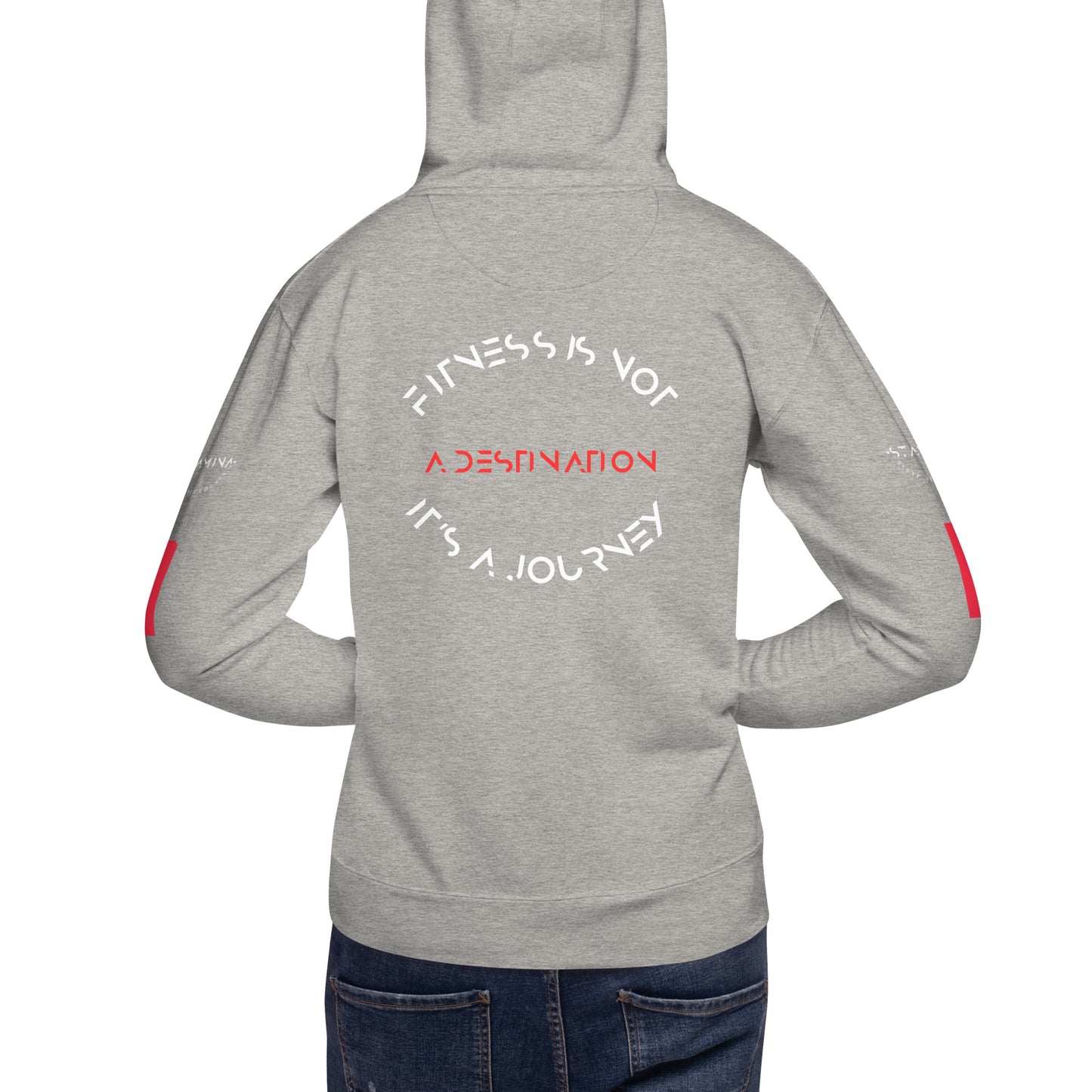 Fitness is not a destination its a journey Unisex Hoodie