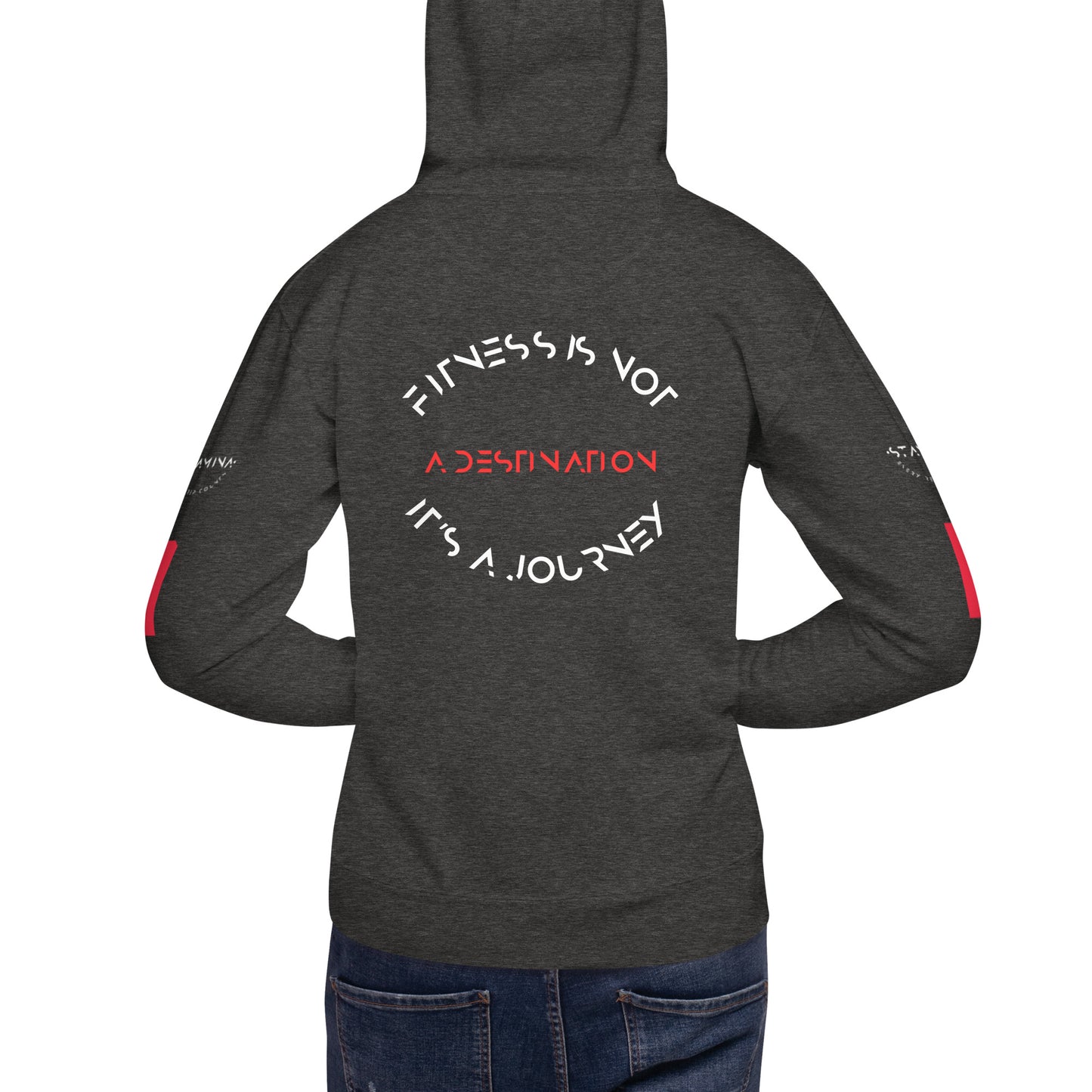 Fitness is not a destination its a journey Unisex Hoodie