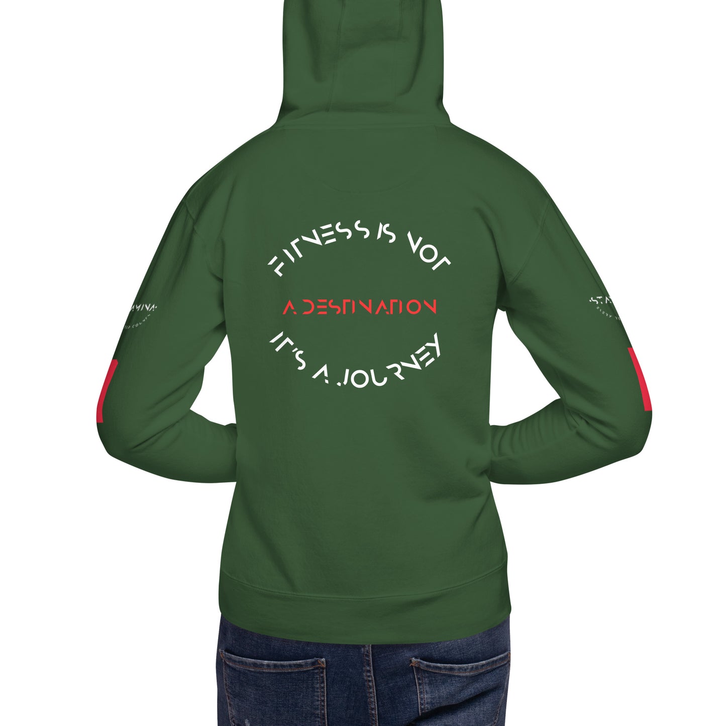 Fitness is not a destination its a journey Unisex Hoodie