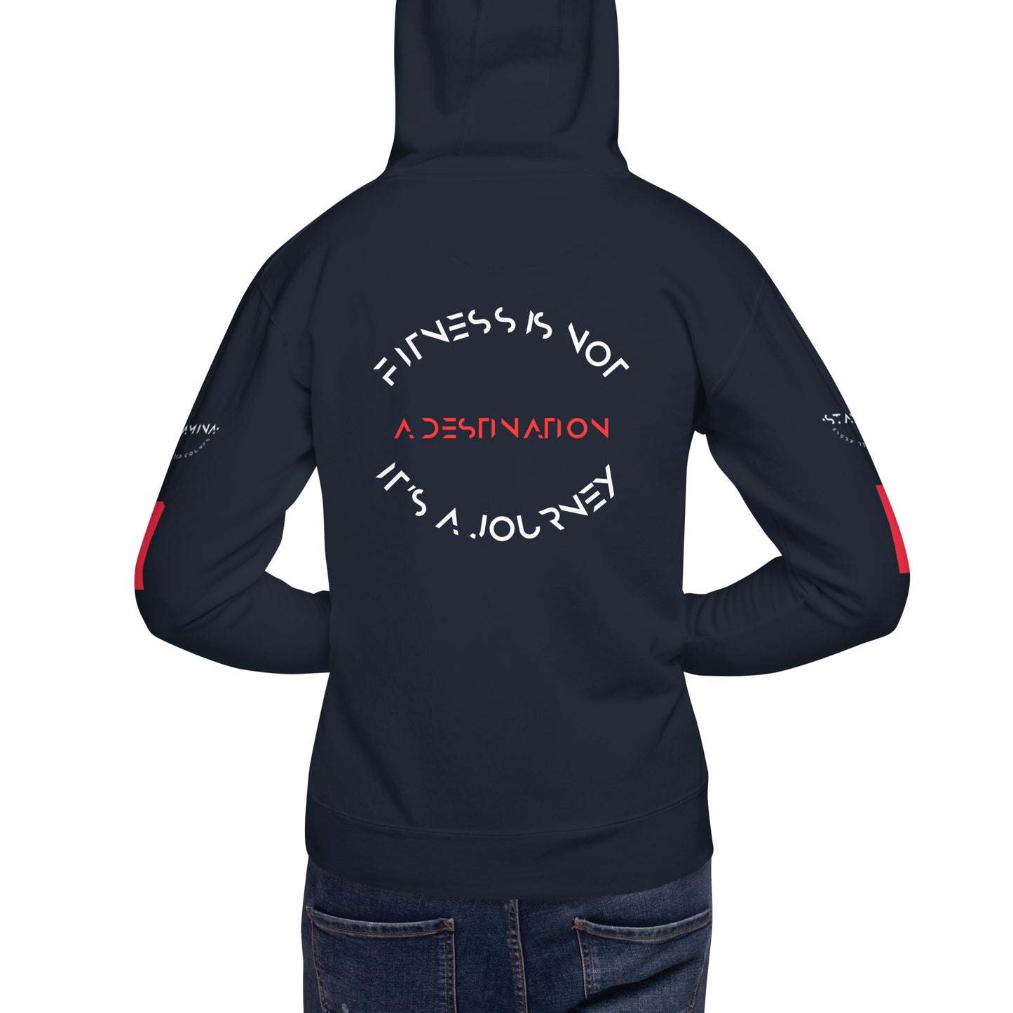 Fitness is not a destination its a journey Unisex Hoodie