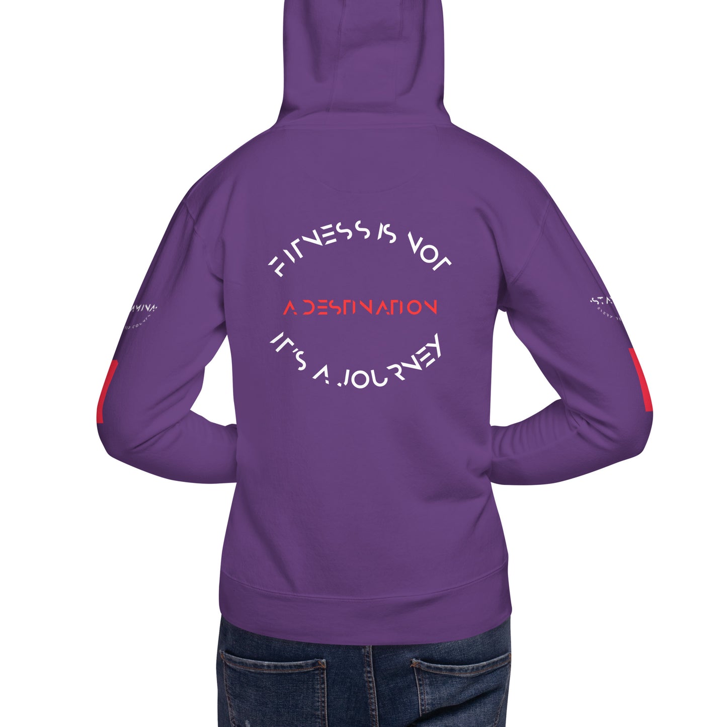 Fitness is not a destination its a journey Unisex Hoodie
