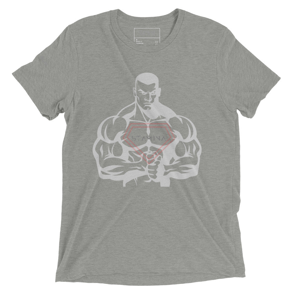 Strong Man with Superman Short sleeve t-shirt
