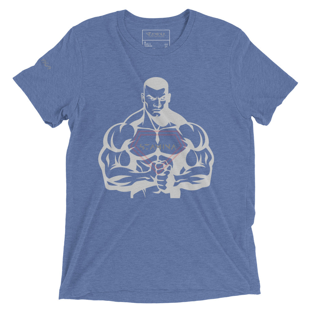 Strong Man with Superman Short sleeve t-shirt