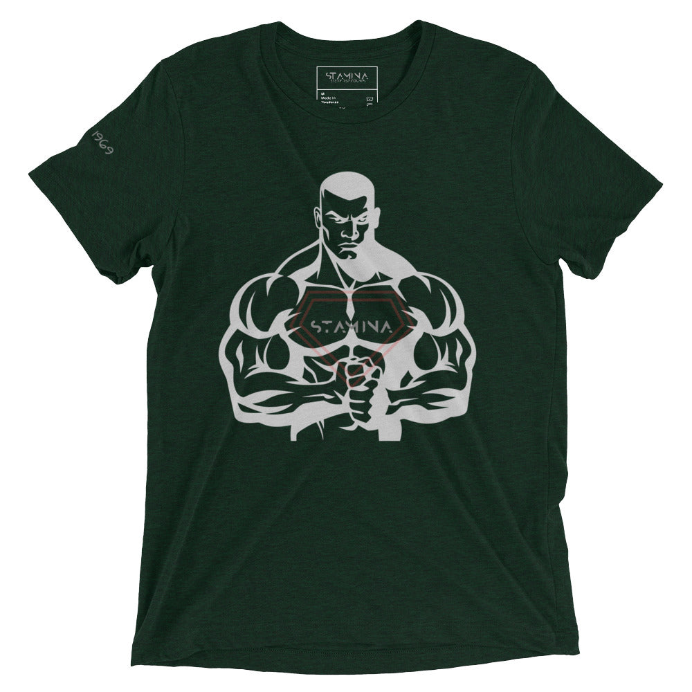 Strong Man with Superman Short sleeve t-shirt