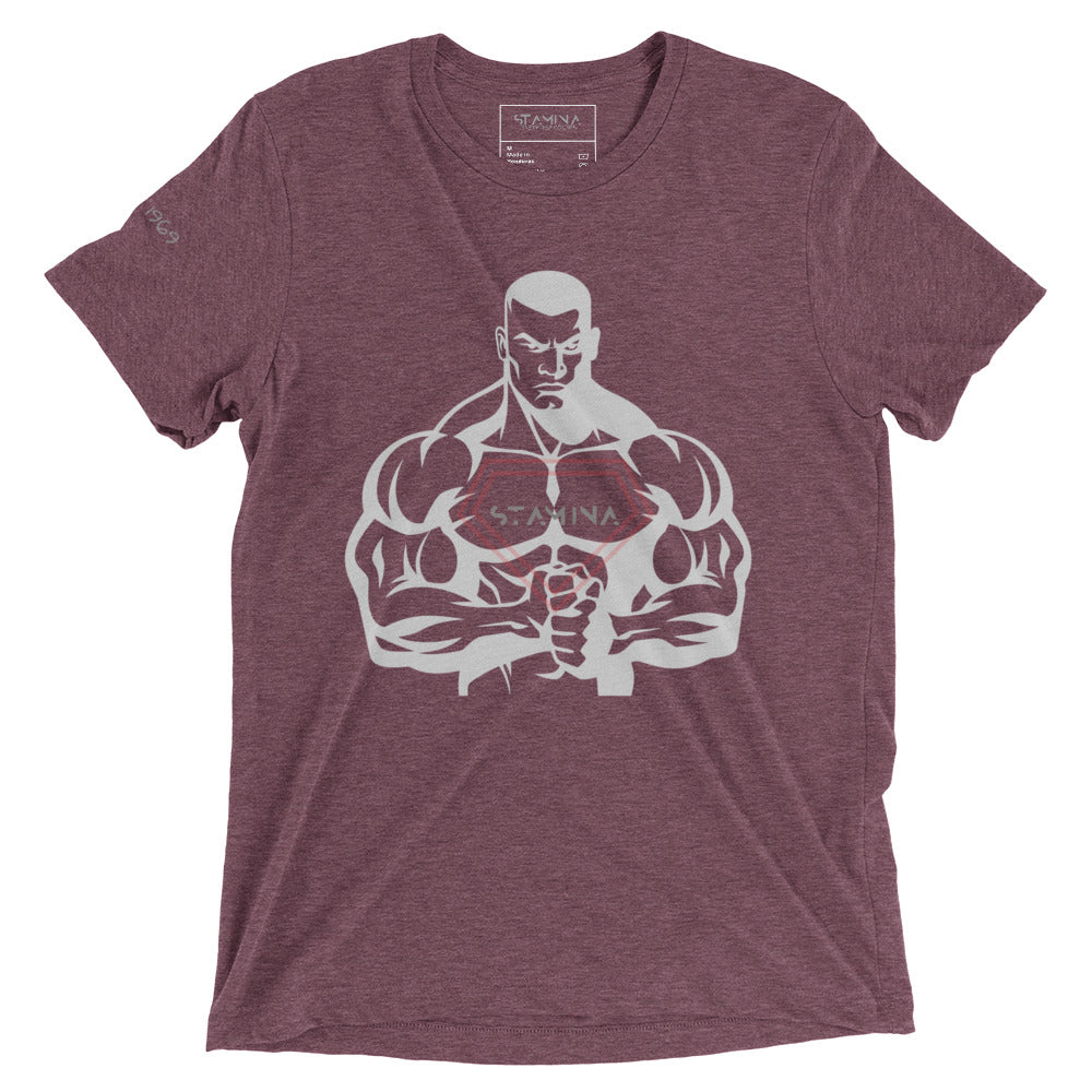 Strong Man with Superman Short sleeve t-shirt