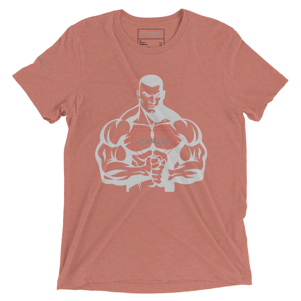 Strong Man with Superman Short sleeve t-shirt