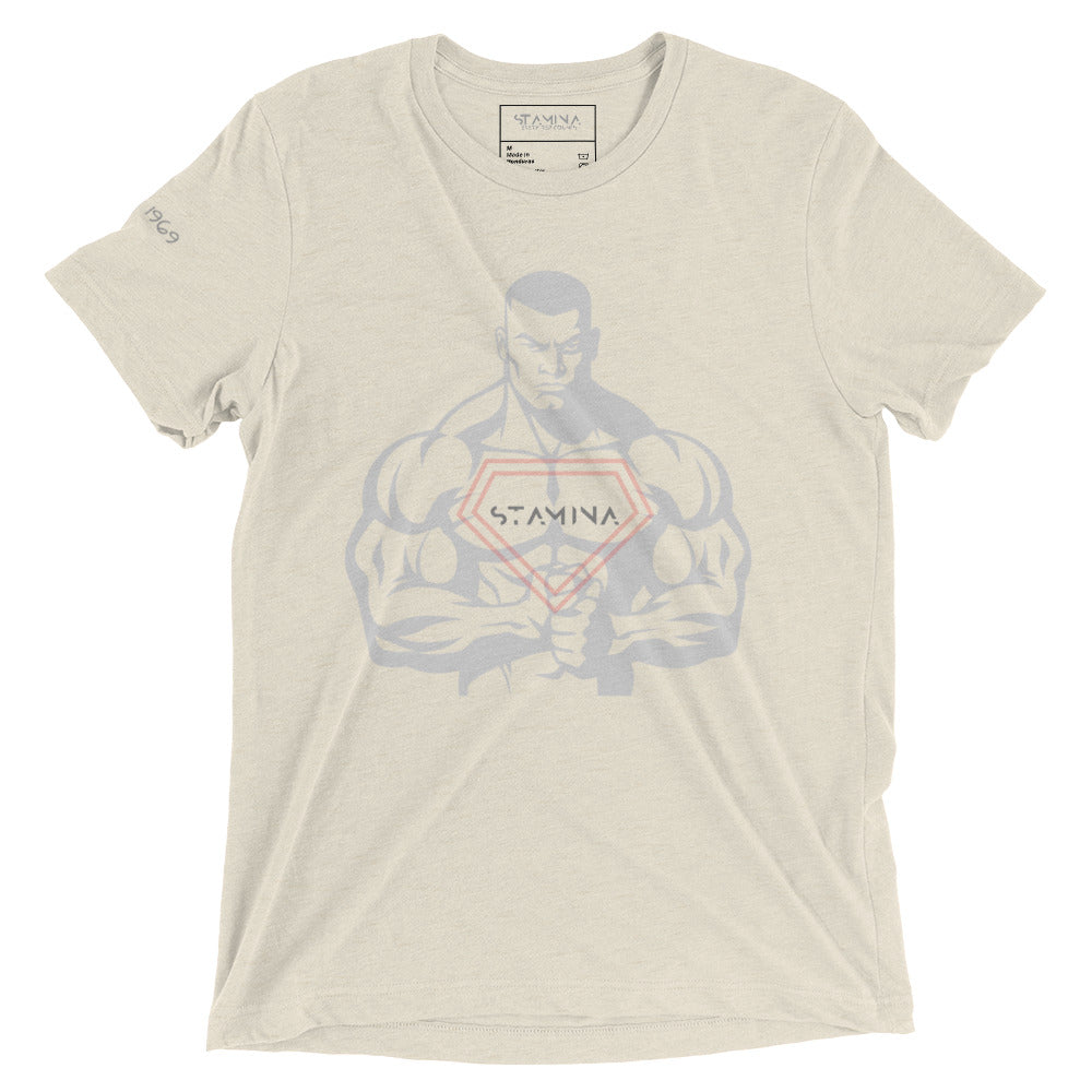 Strong Man with Superman Short sleeve t-shirt