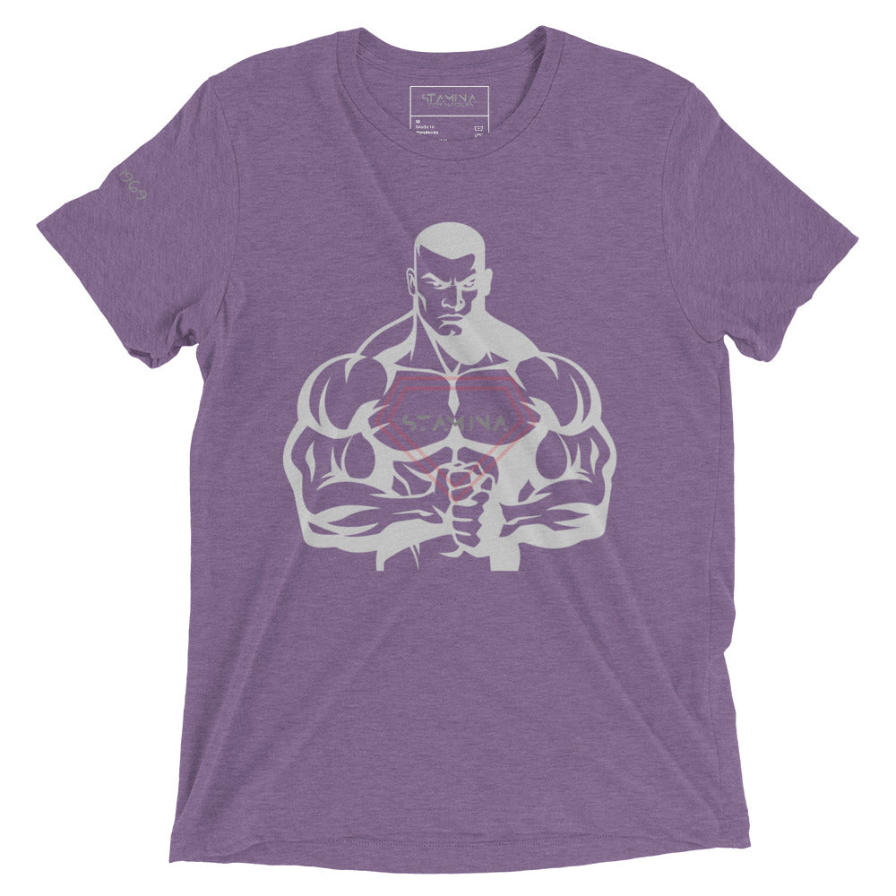 Strong Man with Superman Short sleeve t-shirt