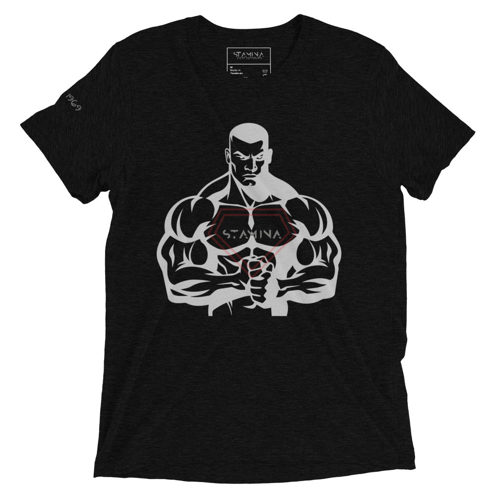 Strong Man with Superman Short sleeve t-shirt