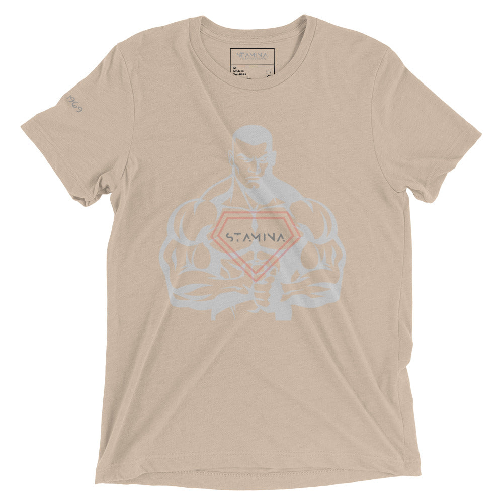 Strong Man with Superman Short sleeve t-shirt