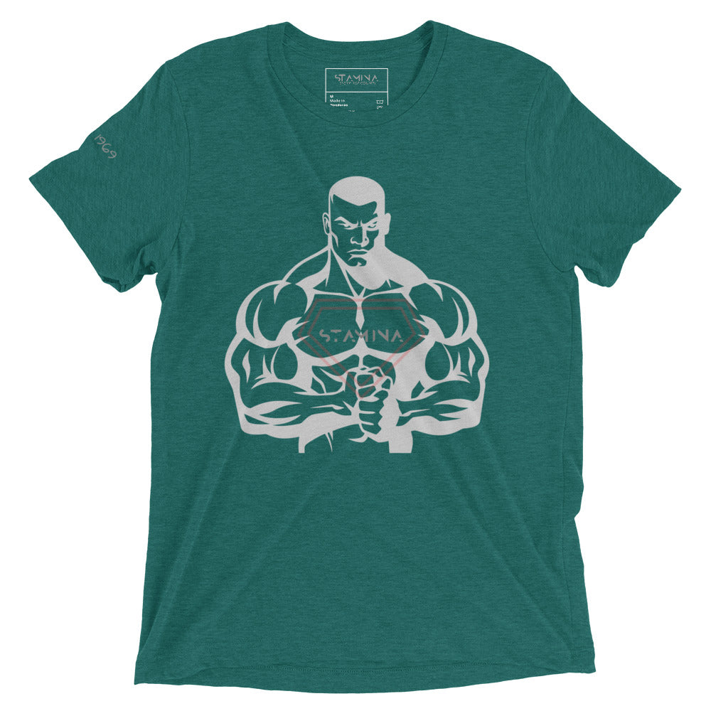 Strong Man with Superman Short sleeve t-shirt