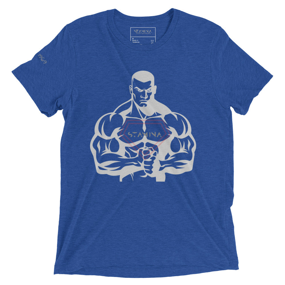 Strong Man with Superman Short sleeve t-shirt