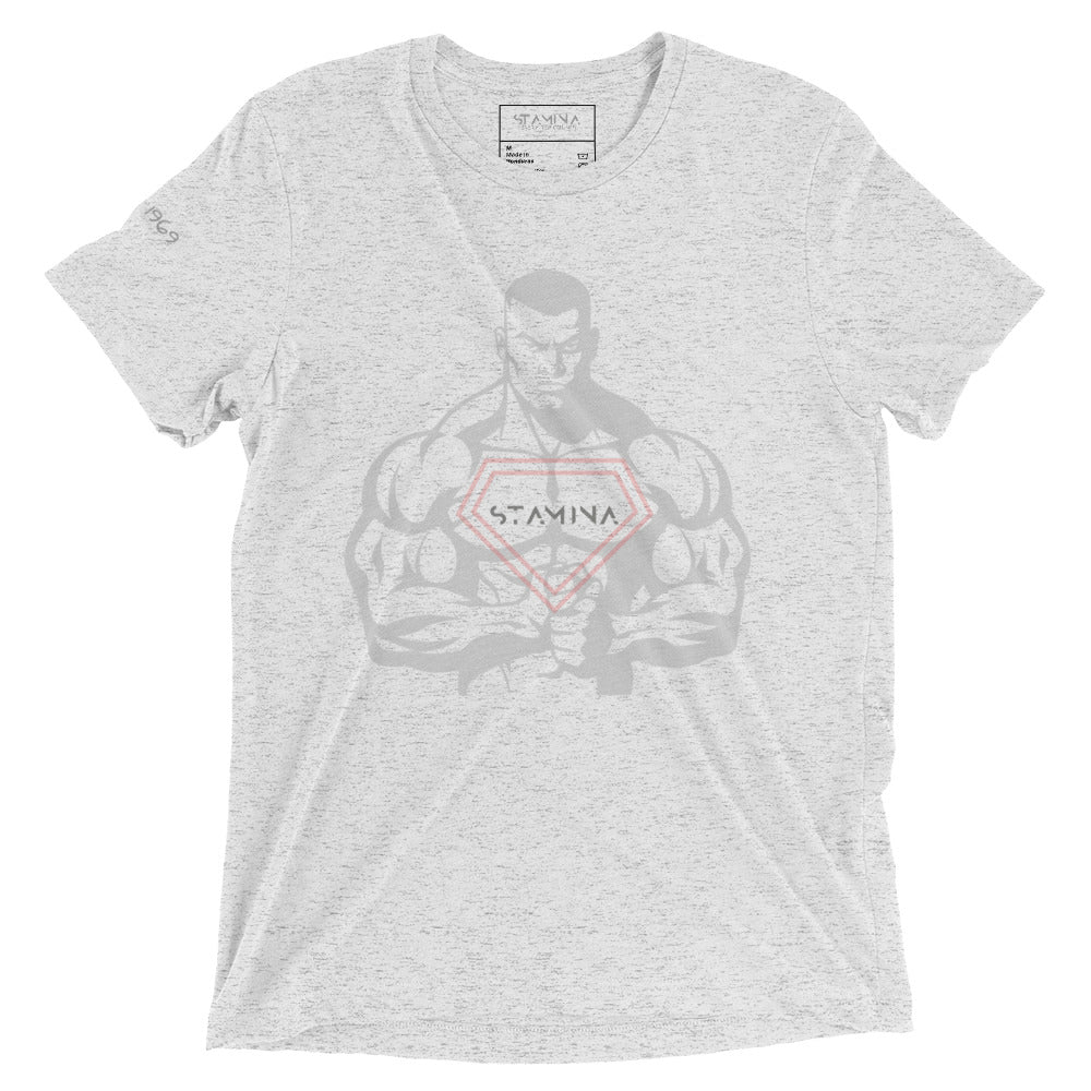 Strong Man with Superman Short sleeve t-shirt