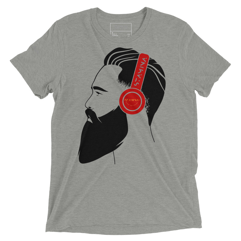 Guy with headphones Short sleeve t-shirt