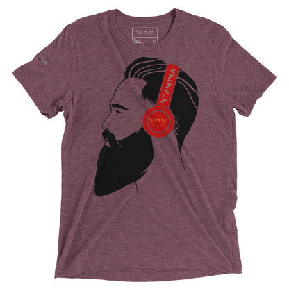 Guy with headphones Short sleeve t-shirt