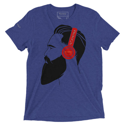 Guy with headphones Short sleeve t-shirt