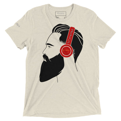 Guy with headphones Short sleeve t-shirt